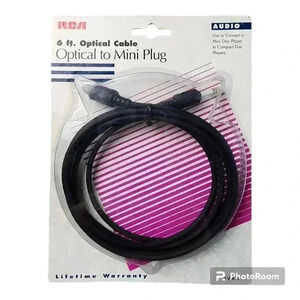 RCA - DV6M - Digital Audio, Optical Cable. 6 Foot.
